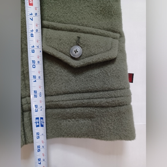 Woolrich Women's Olive Green Wool Vest Women's Size Small - Picture 11 of 14